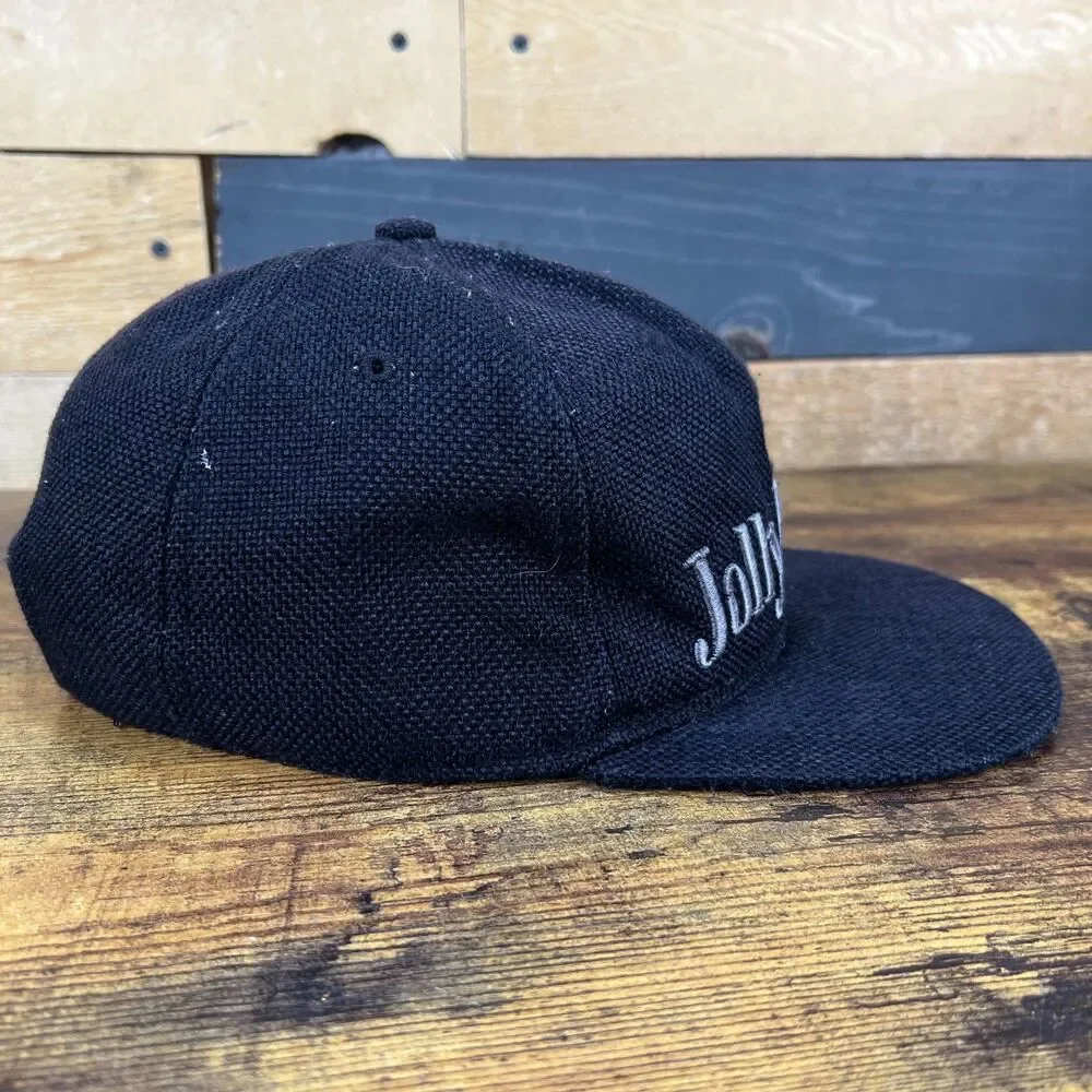 Jolly Farms Hemp Hat Black Adjustable Hat Cap